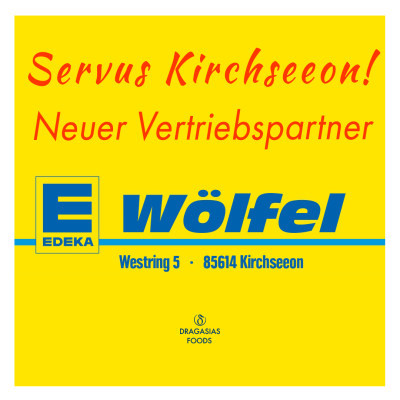 Neuer Vertriebspartner - EDEKA  Wölfel - Neuer Vertriebspartner - EDEKA  Wölfel