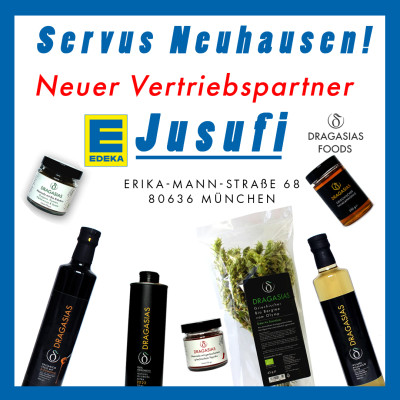 Neuer Vertriebspartner - EDEKA Jusufi München - Neuer Vertriebspartner - EDEKA Jusufi München - Dragasias Foods