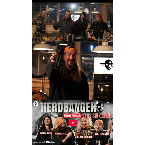Unser Dragasias Olivenöl bei der Herdbanger Sendung von Specki T.D. / In Extremo  - Unser Dragasias Olivenöl bei der Herdbanger Sendung von Specki T.D.  / In Extremo