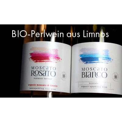 Jetzt erhältlich! Bio-Perlwein aus Limnos. - BIO Perlwein von Limnos Organic Wines