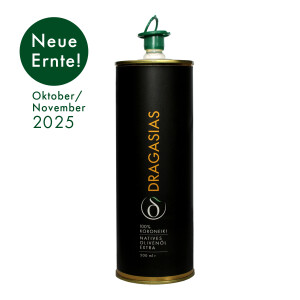 Dragasias Olivenöl-100% Koroneiki Doppelpack